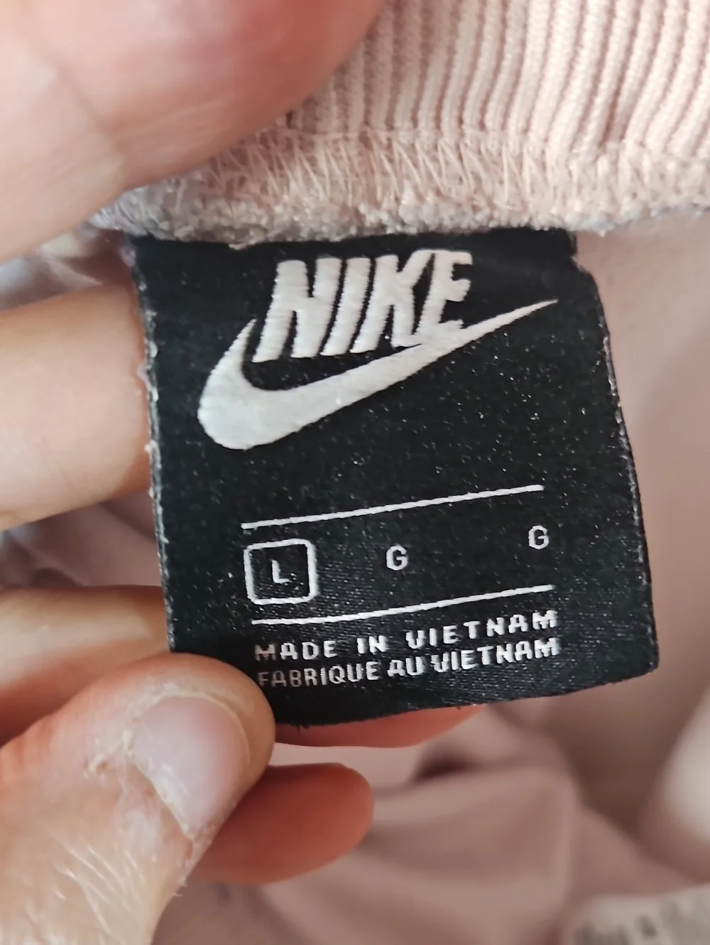 Nike Pink And White Joggers